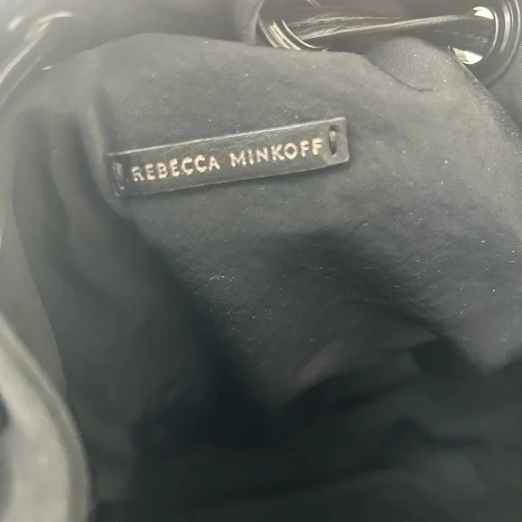 Rebecca Minkoff Black Drawstring Shoulder Bag - Picture 3 of 4